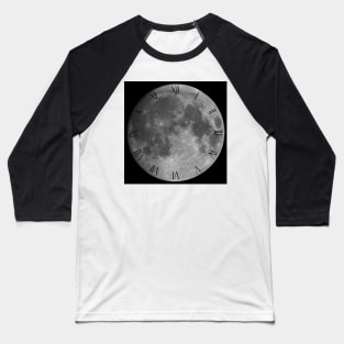 Full moon on black sky background Baseball T-Shirt